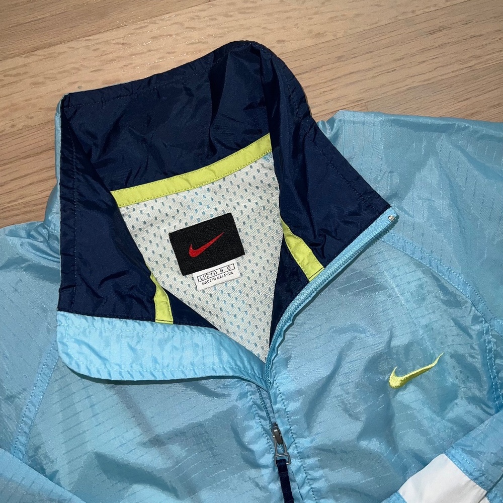 Nike Blue Rain Jacket Kids L (10-14)